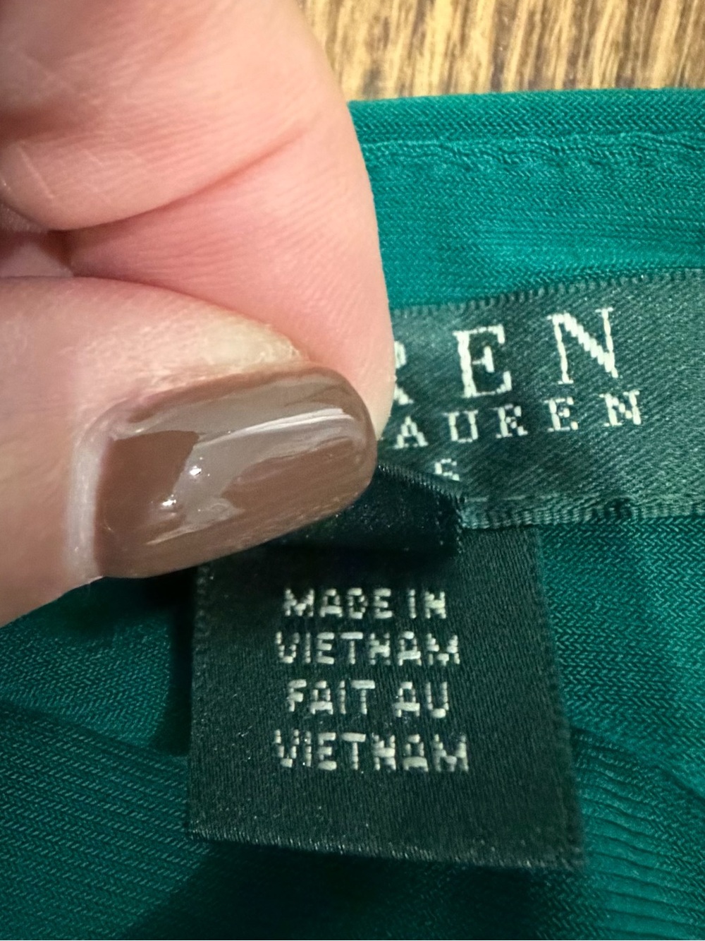 Lauren Ralph Lauren Emerald Green Ruched Sleeveless Dress Side Slit Women’s Sz 6 - Picture 6 of 8